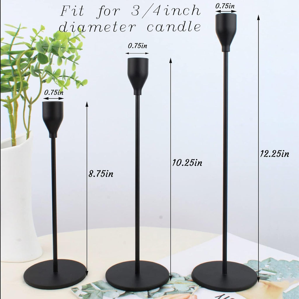 Modern Black Candle — 4" - View 4