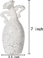 Modern Black Flower Vase — 7" - View 5