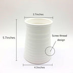 Modern Ceramic Vase — 7" - View 7