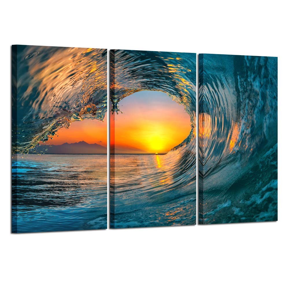 Framed Modern Metal Wall Art — 36"