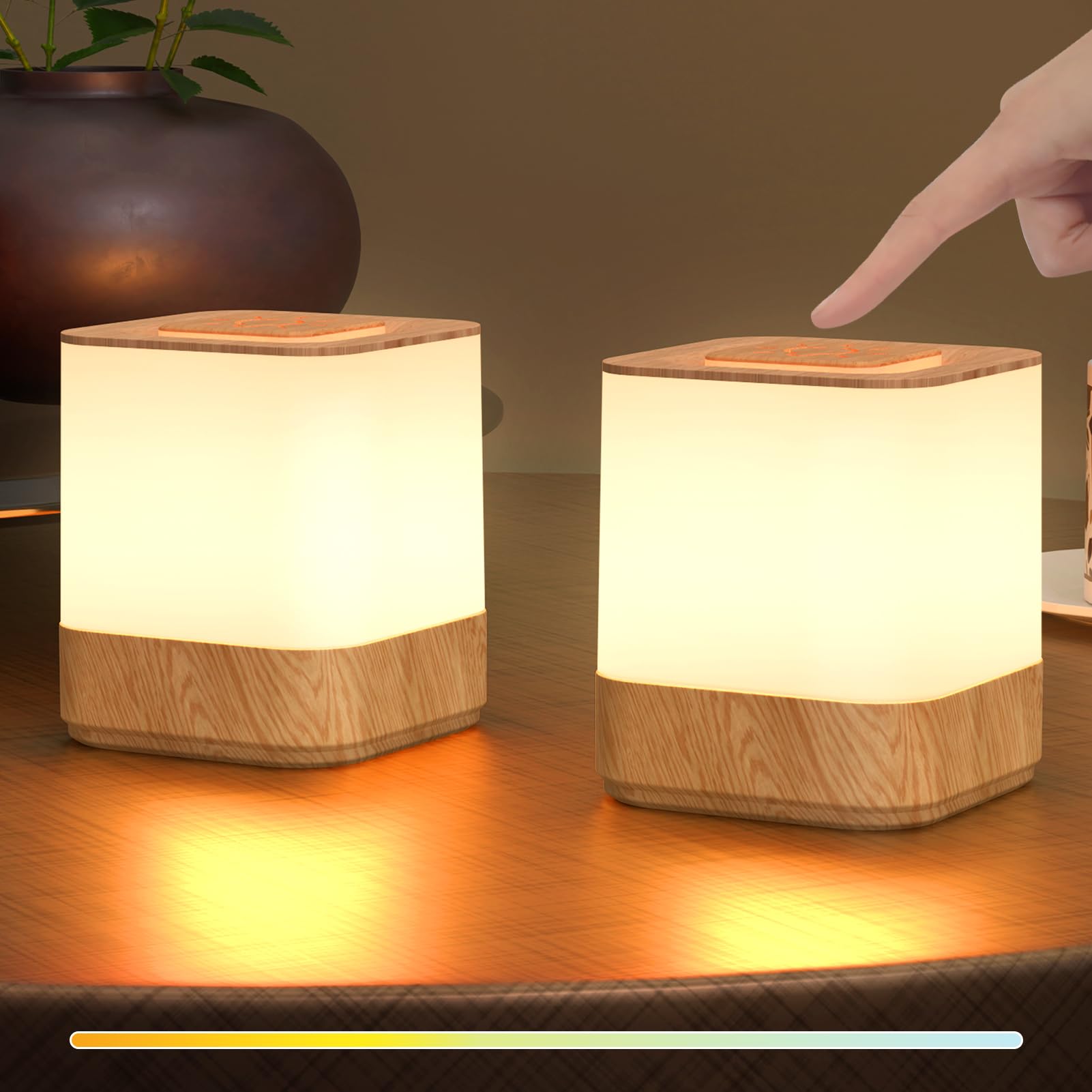 Cordless White Table Lamp