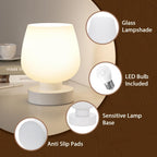 Dimmable Pink Bedside Lamp - View 8