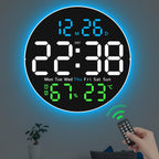 Blue Wall Clock — 10" — Green