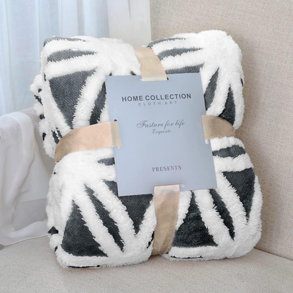 Beige Throw Pillow — 51" — Dark Grey