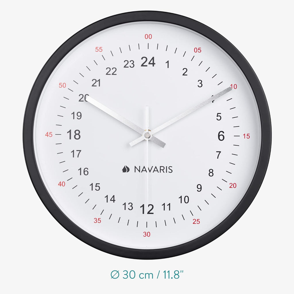 Battery Operated Wall Clock — 11.8" - View 6