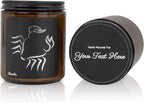 Scented Blue Soy Candle — Cancer