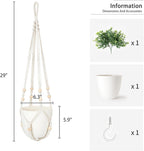 Boho Rattan Faux Plant - View 6