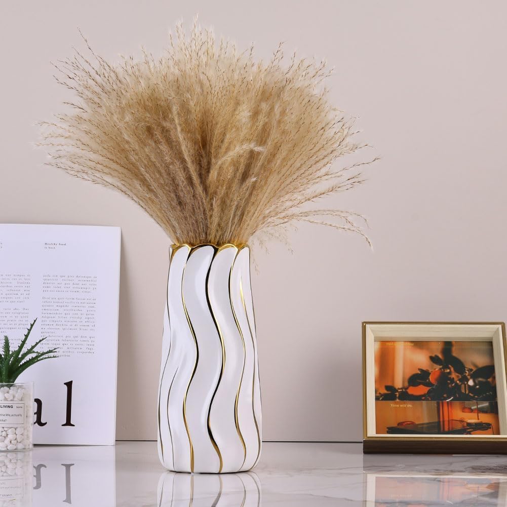 Boho Black Flower Vase — 9.5" - View 3