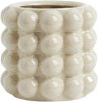 Boho Beige Flower Vase — Set of 2 — Beige