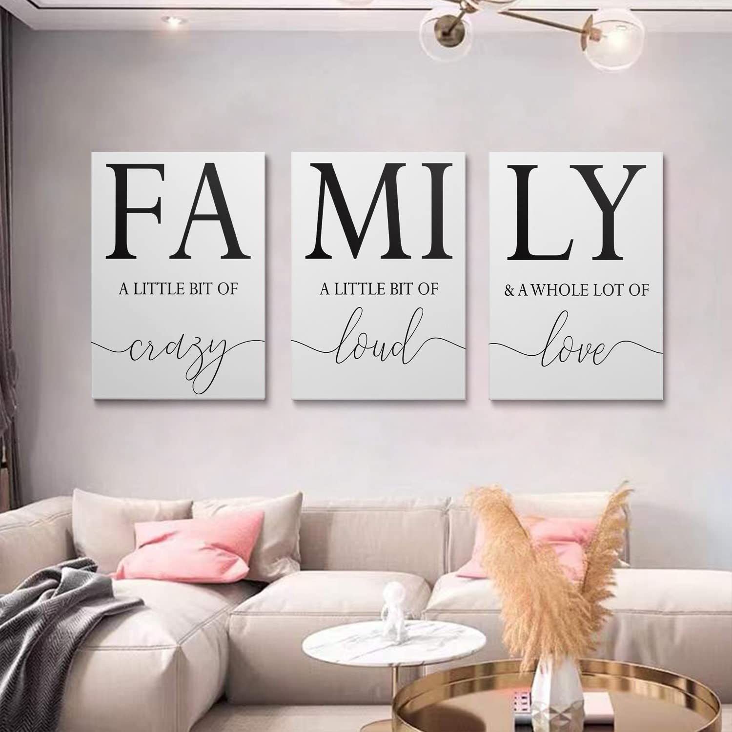 Framed Beige Wall Decor — 12"