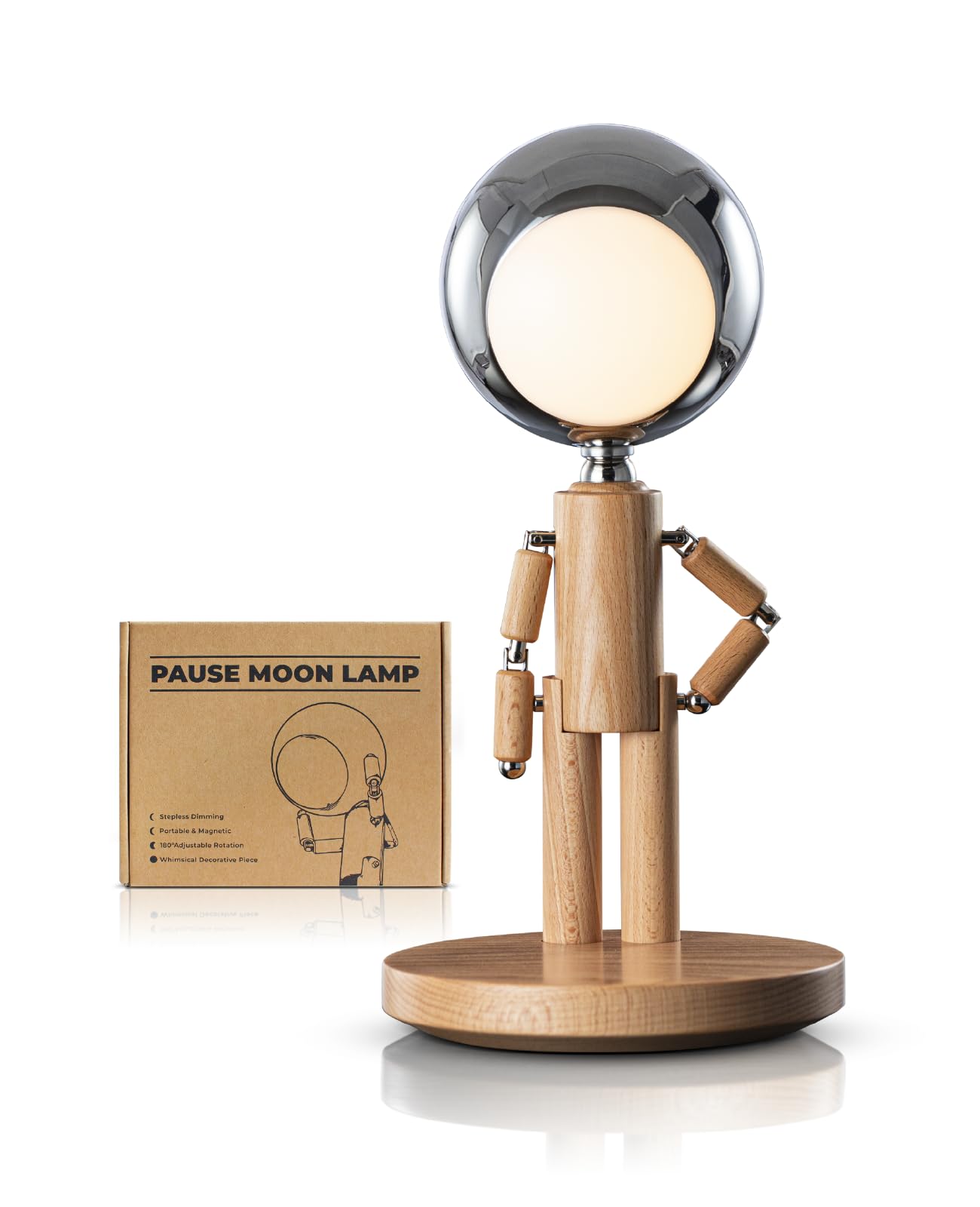 Cordless Black Desk Lamp