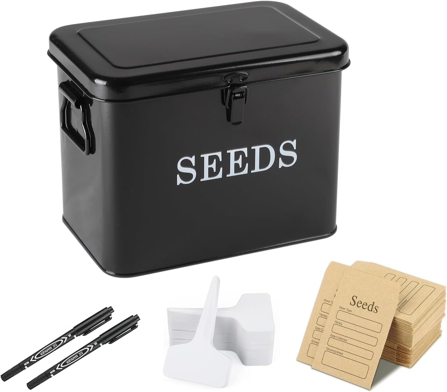 Black Storage Basket — Tall-Black