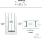 Modern Glass Mirror — 10.5" - View 6