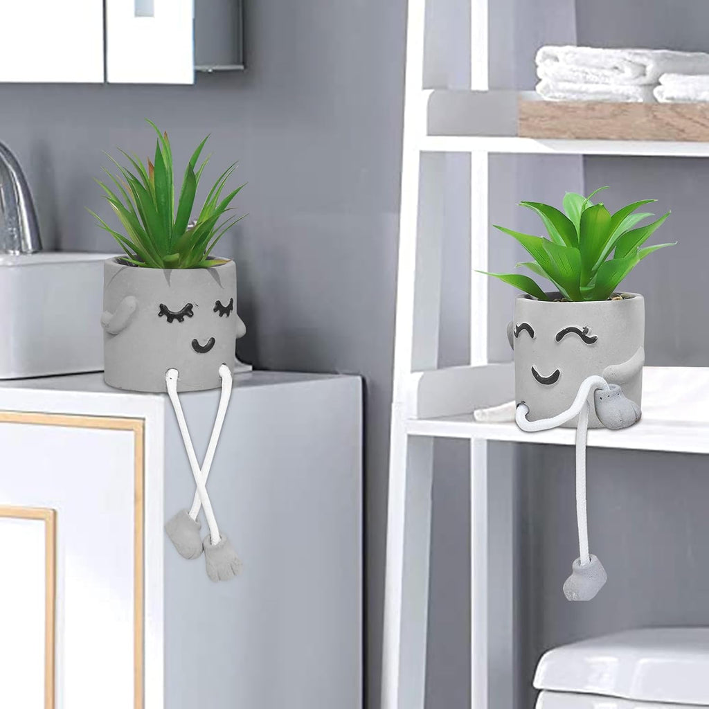 Stone Faux Succulent — Set of 2 - View 5