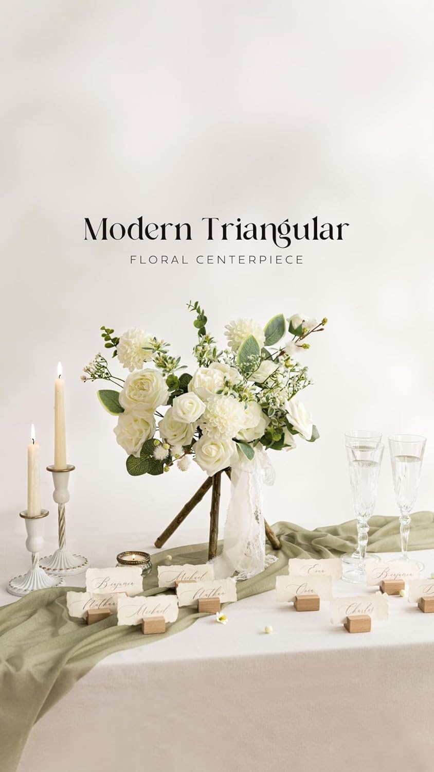 Beige Artificial Flowers - View 7