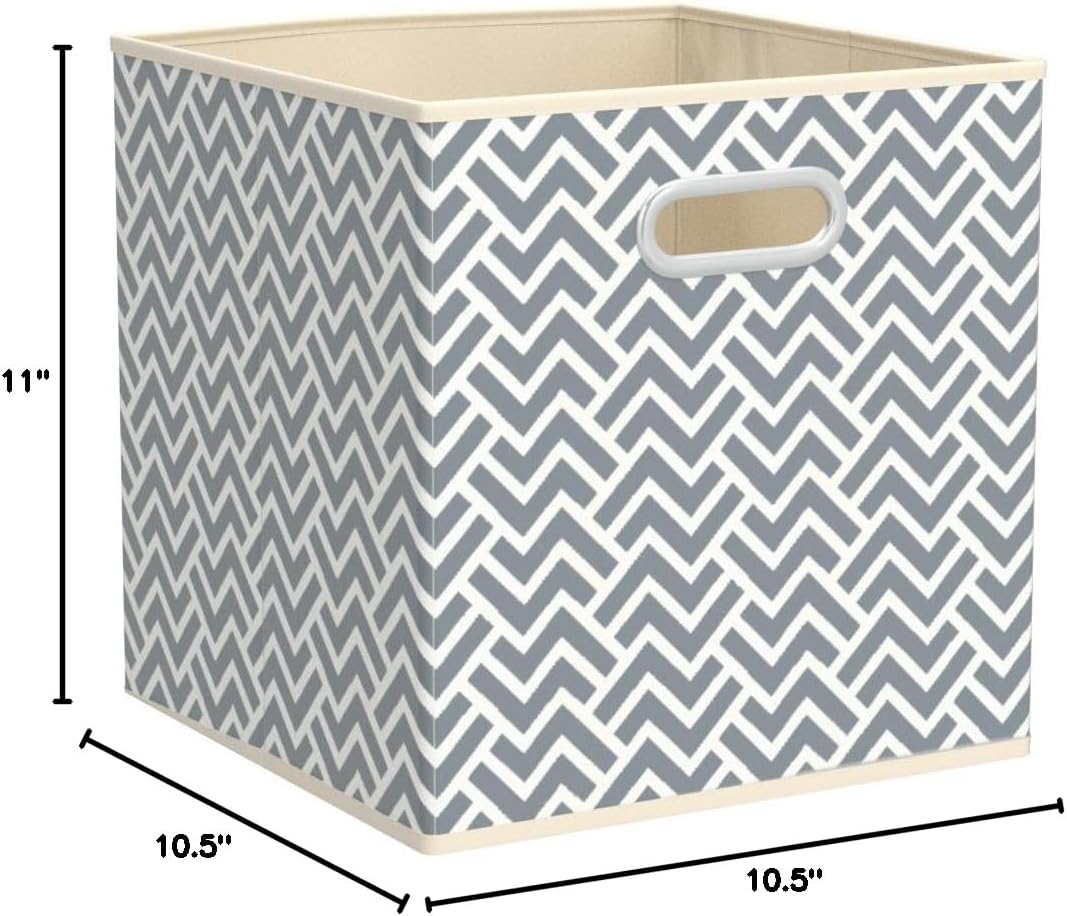Beige Storage Bin — 10.5" - View 5