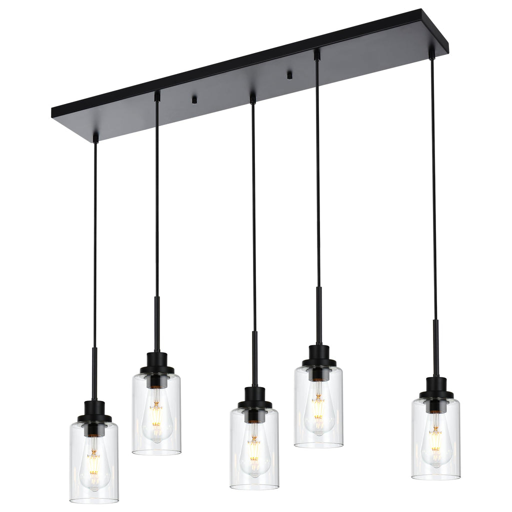 Black Chandelier — 5-Light