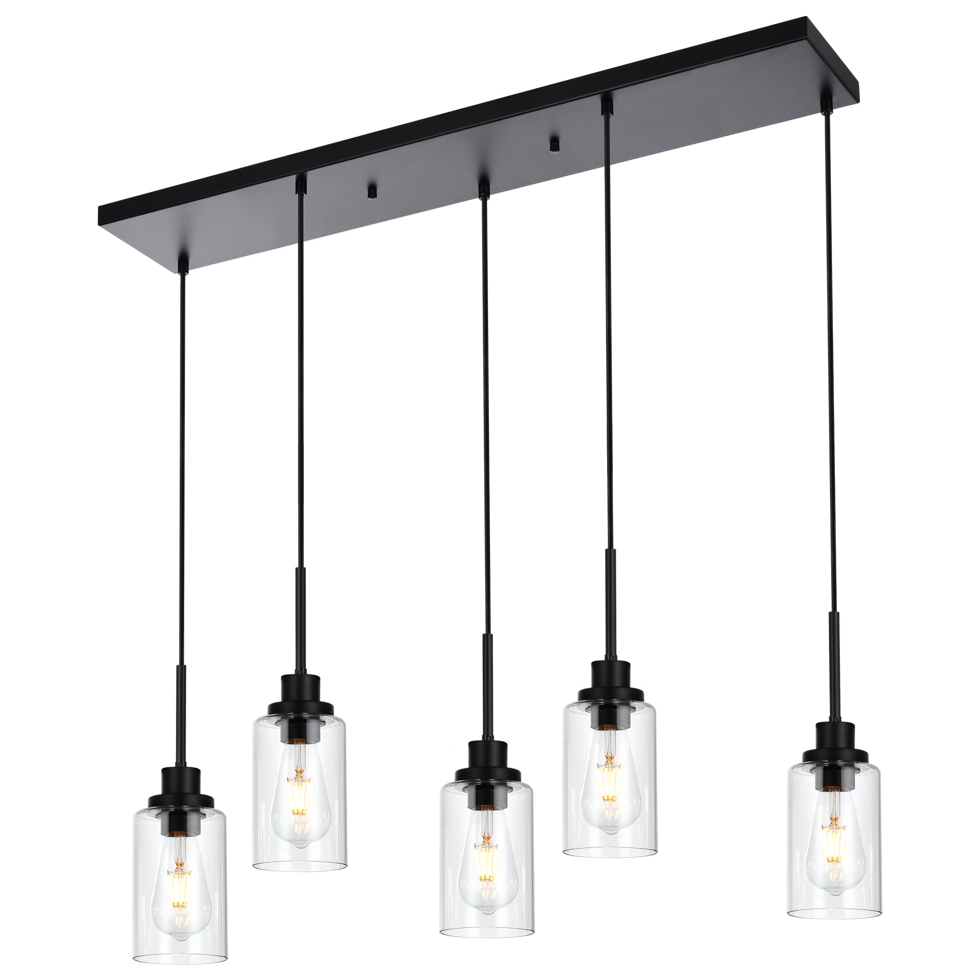 Black Chandelier — 5-Light