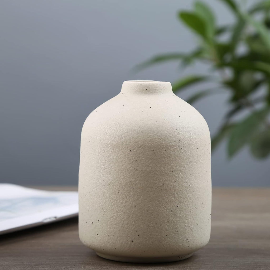 Boho Beige Vase - View 4