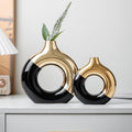 Luxe Black Vase — SET(S+L)