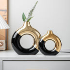 Luxe Black Vase — SET(S+L)