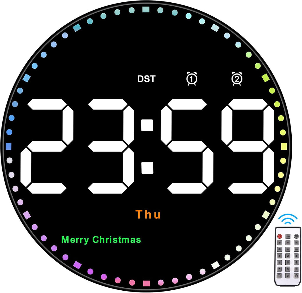 Adjustable Wall Clock — 10" - View 9