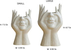 Modern Ceramic Flower Vase — 3.54" - View 5