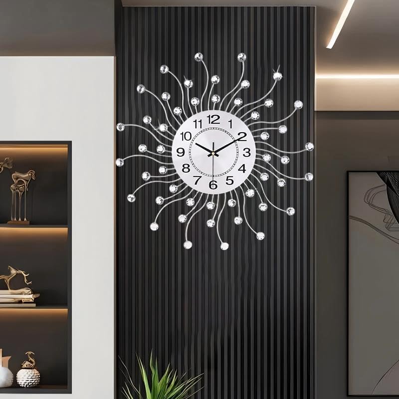 Round Luxe Gold Wall Art — 20" — Silver55