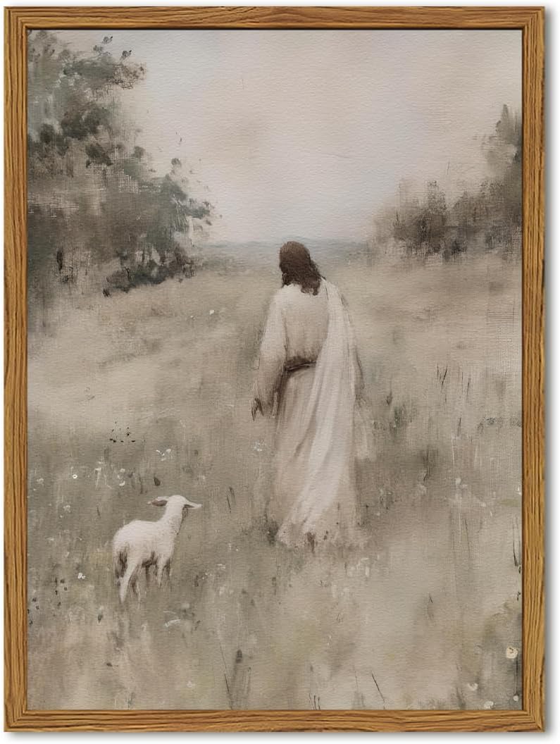 Framed Blue Wall Decor — 16" — 16"L x 12"W