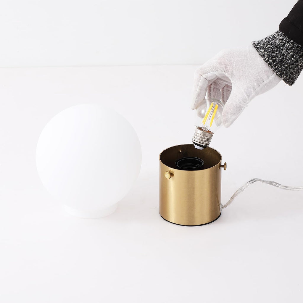Luxe Black Bedside Lamp - View 7