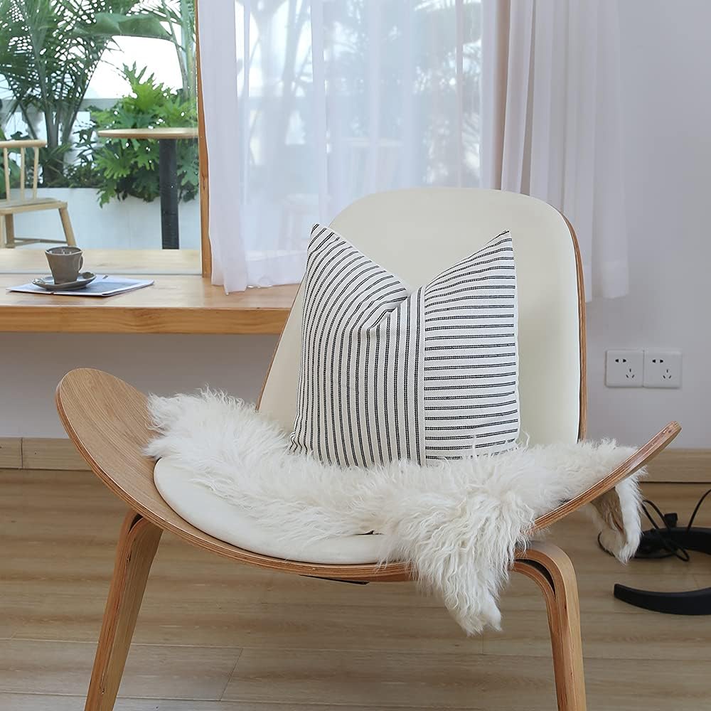 Boho Beige Throw Pillow — 18" - View 6