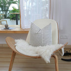 Boho Beige Throw Pillow — 18" - View 6