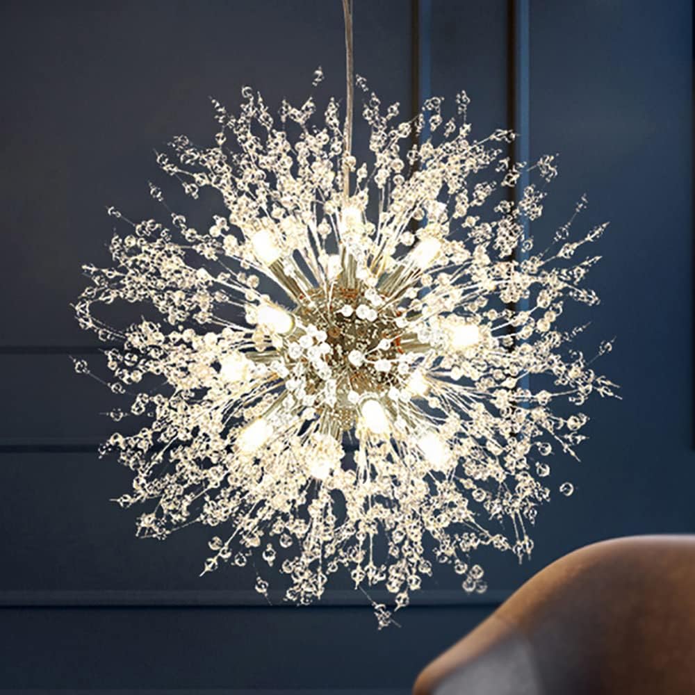 Luxe Gold Chandelier — 9-Light — 12Lights