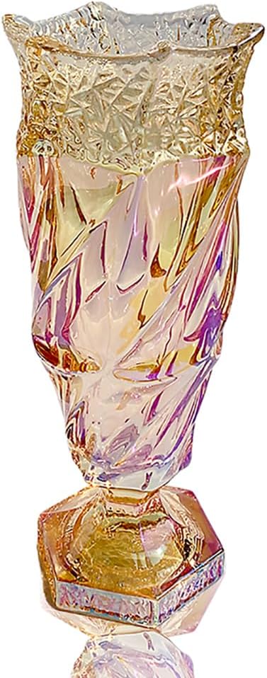 Boho Blue Flower Vase — 5" — Sparkling Amber