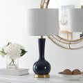 Modern Blue Table Lamp — Navy