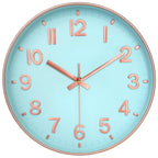 Battery Operated Black Wall Clock — 12"