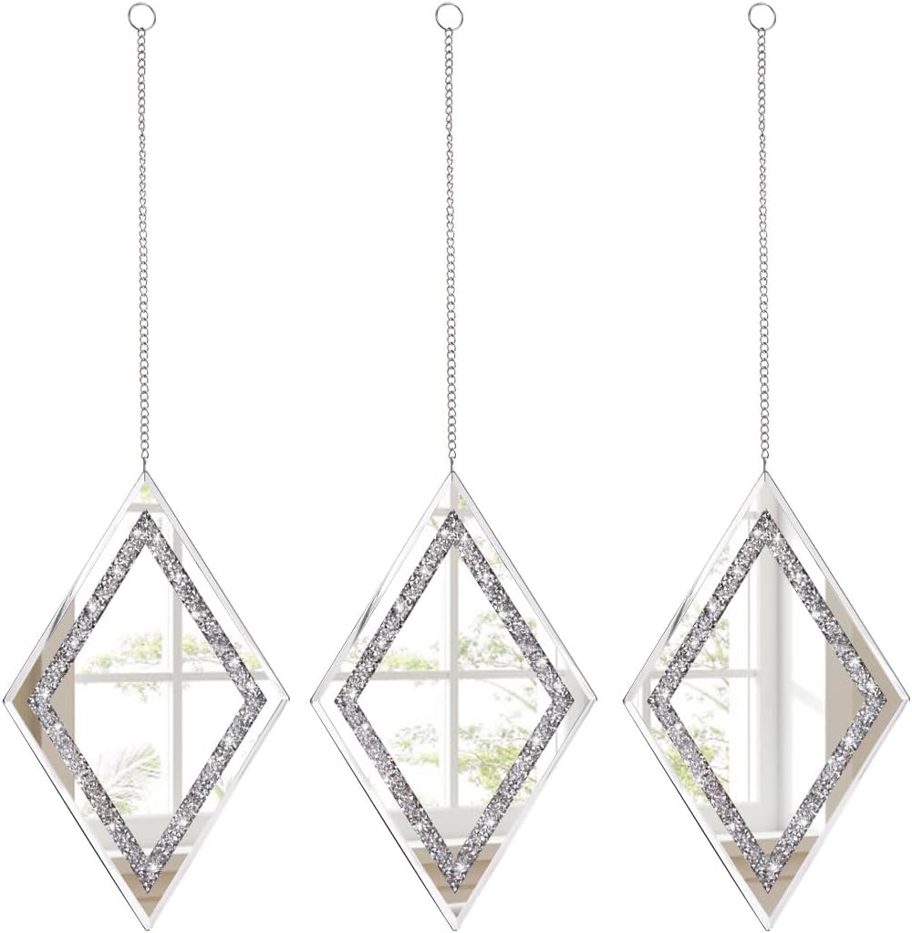 Luxe Glass Wall Mirror — Set of 3 - View 4