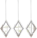 Luxe Glass Wall Mirror — Set of 3 - View 4