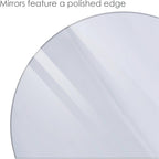 Glass Round Mirror — Set of 7 - View 8