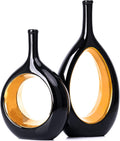 Farmhouse Black Flower Vase — Black Gold