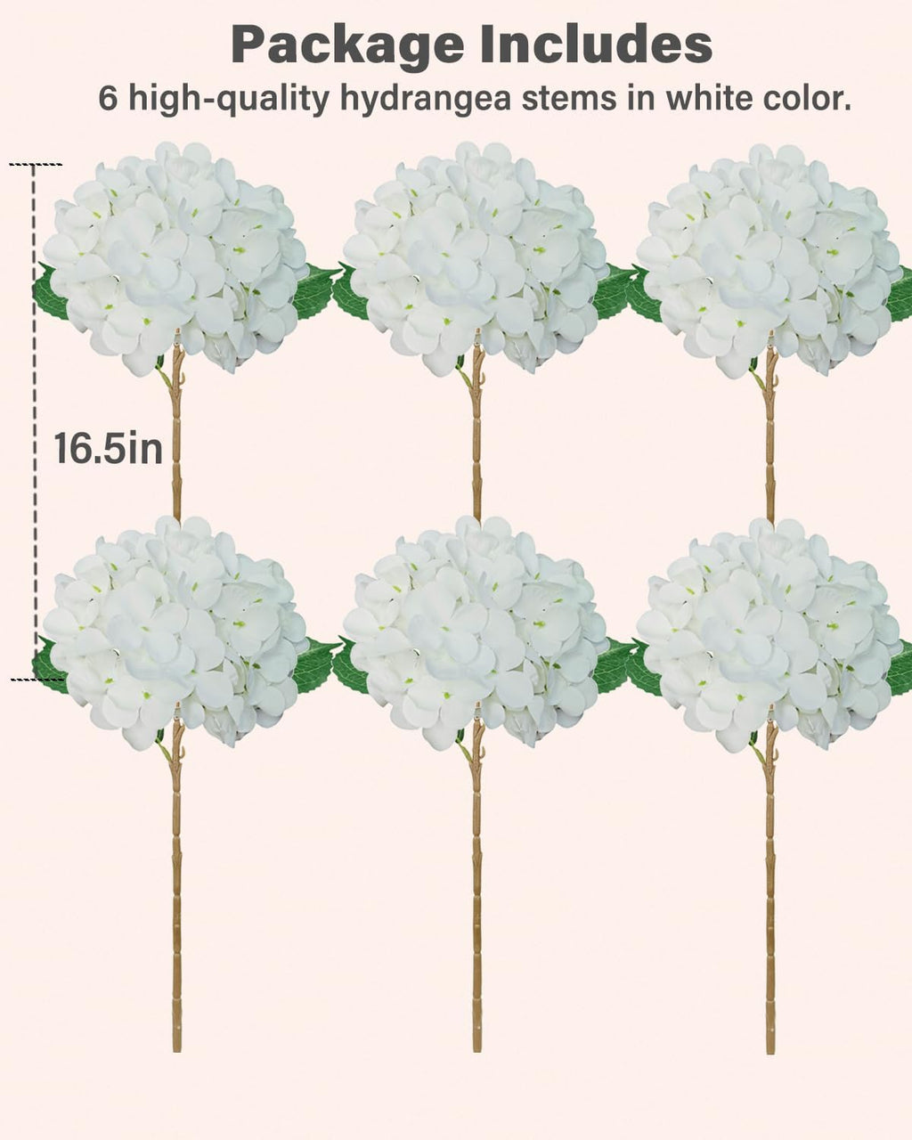 Beige Artificial Flowers - View 2
