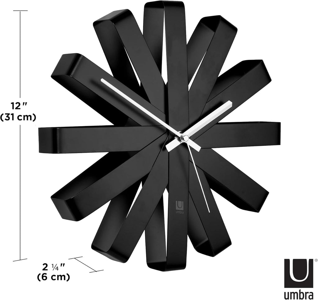 Battery Operated Modern Wall Clock — 12" - View 3