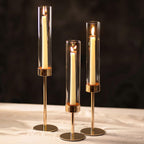 Luxe Gold Candle — Set of 3