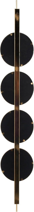 Round Luxe Gold Wall Mirror — 8" - View 3