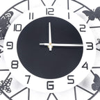 Modern Black Wall Clock — 20" - View 4