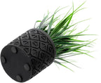 Round Modern Black Artificial Plant - View 7