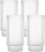 Gold Candle — 3.75" — Clear - Pack of 4 (Large)