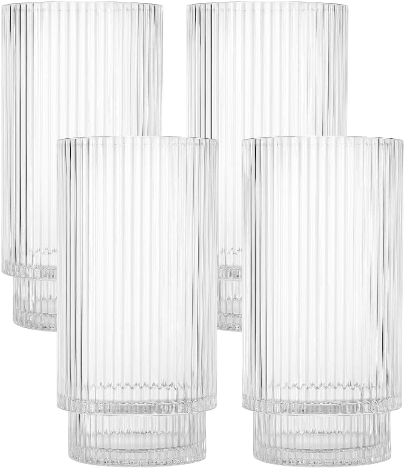 Gold Candle — 3.75" — Clear - Pack of 4 (Large)