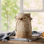 Farmhouse Beige Flower Vase — 8" - View 2