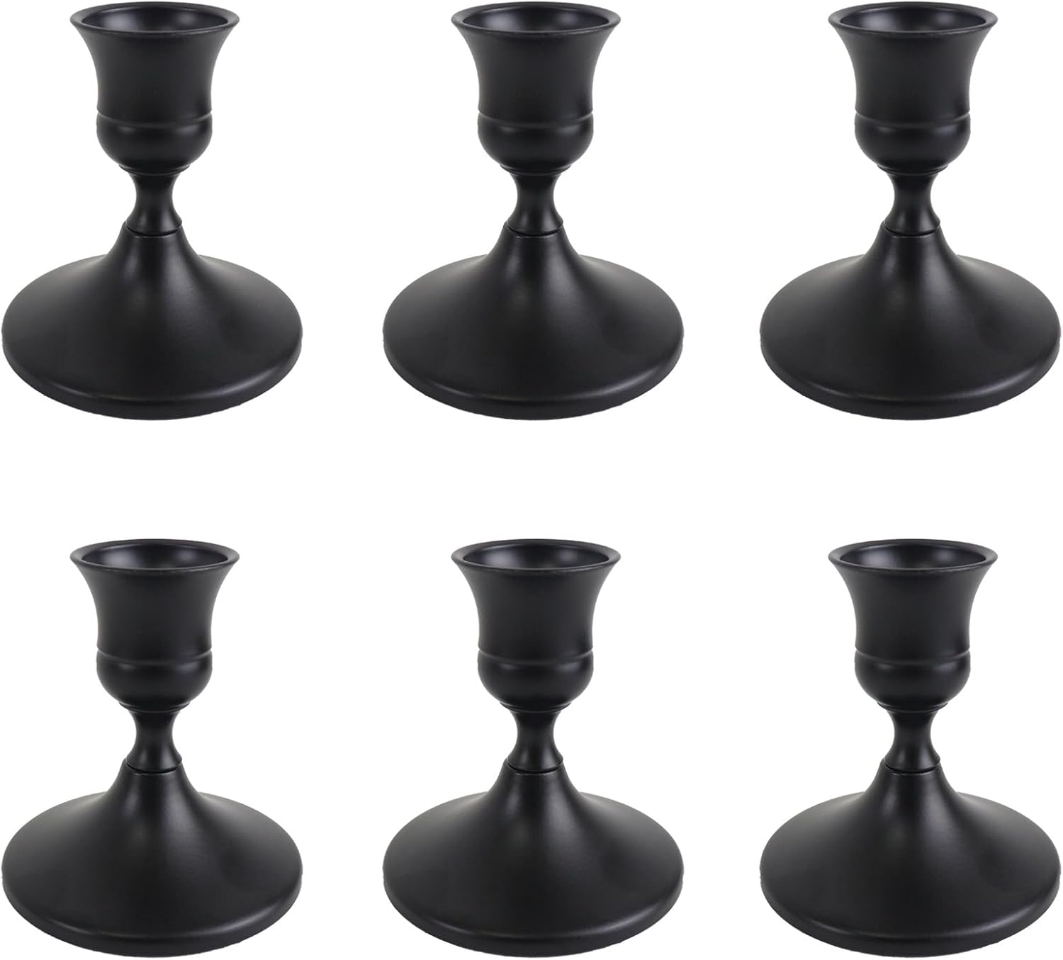 Vintage Luxe Black Candle — Set of 2 — Black